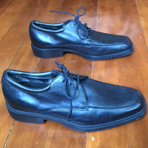 DR SCHOOLS MEN’S  REMY MEMORY FIT BLACK DRESS SHOES SIZE 10 - Picture 3 of 12